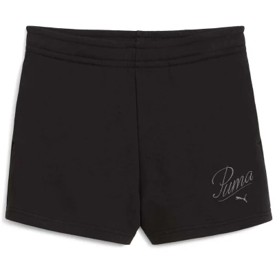 Afbeelding van Puma Essentials Script Shorts voor kinderen, Maat: 140, Black