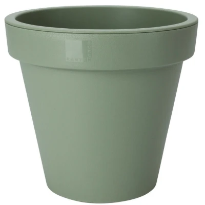 Afbeelding van Bloempot ek rond 20cm groen Nampook