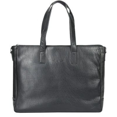 Afbeelding van Plevier Agaat shopper 15.6 inch zwart.