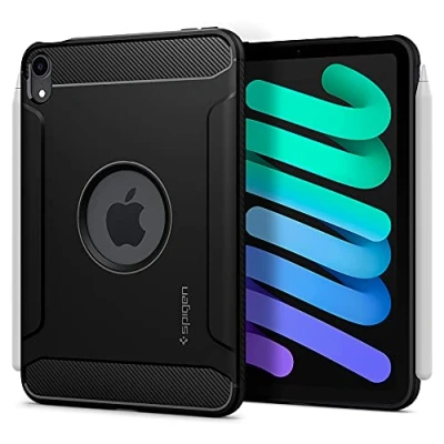 Afbeelding van Spigen Rugged Armor Case Compatibel met iPad Mini 6e Generatie 2021 Zwart