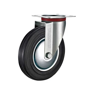 Afbeelding van Zwenkwiel 200 mm rubber TARSUS