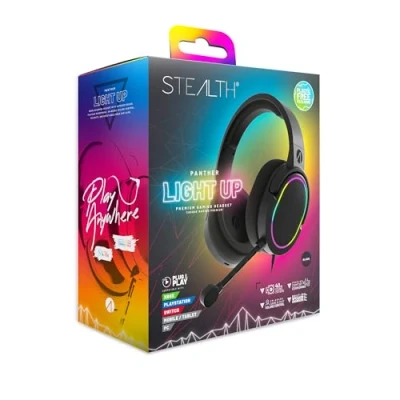 Afbeelding van STEALTH PANTHER LED Premium gaming headset Werkt met XBOX, PS4/PS5, Switch, PC
