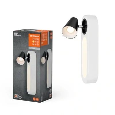 Afbeelding van LEDVANCE LED wandlamp Neptune, 1 spot, schakelaar, wit
