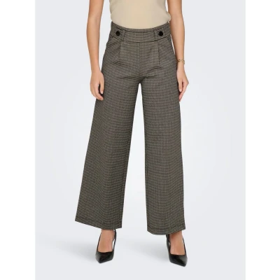 Afbeelding van JDY Jdygeggo Mia Long Check Pant JRS Noos Damesbroek, Cobblestone, L