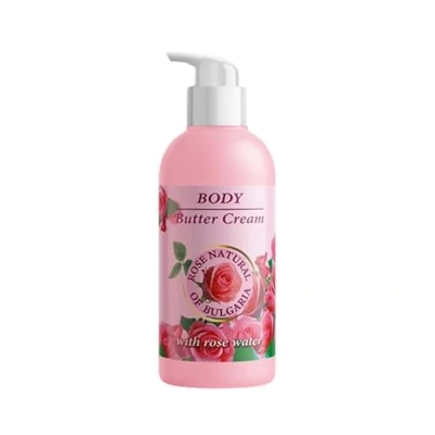 Afbeelding van Bulfresh Body butter creme roos 300 ml Rose Natural of Bulgaria