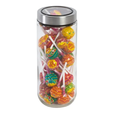 Afbeelding van Sareva Voorraadpot Glas / RVS deksel ø 8 cm 1 liter