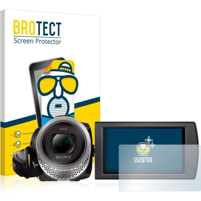 Afbeelding van BROTECT (2 Stuks) Antireflecterende Beschermfolie voor Sony FDR AX53 Anti Glare Screen Protector, Mat, Ontspiegelend