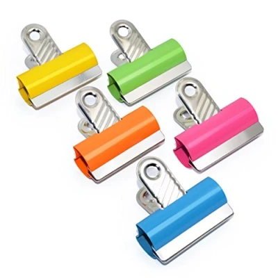 Afbeelding van Rapesco RCB60COL 60mm Briefklemmen, Gesorteerde kleuren, 10 stuks