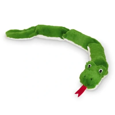 Afbeelding van Nobby Squeaker pluche slang X Large, 85 cm, groen