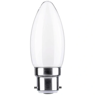 Afbeelding van Paulmann 28899 LED lamp Energielabel F (A G) B22d Kaars 4.7 W = 40 Warmwit (Ø x h) 35 mm 91 1 stuk(s)