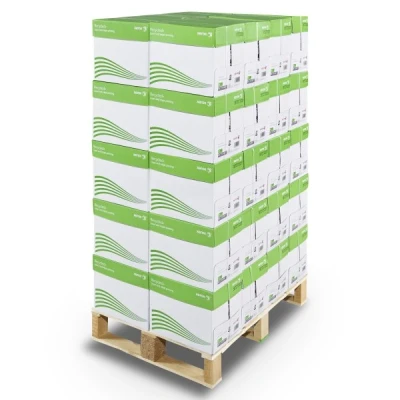 Afbeelding van Xerox Recycled+ papier 003R91912 DIN A4 80 g/m² kopieerpapier voor laserprinter en kopieerapparaat van 100% oud 1 doos, 5 pakketten, 2500 vellen
