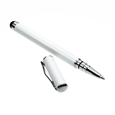 Afbeelding van kwmobile simpele en elegante stylus pen 2 in 1 voor alle standaard tablets PC’s telefoons met touchscreen