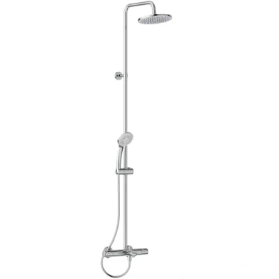 Afbeelding van Ideal Standard Ceratherm T25 badkuip /douchezuil met thermostaat, verchroomd