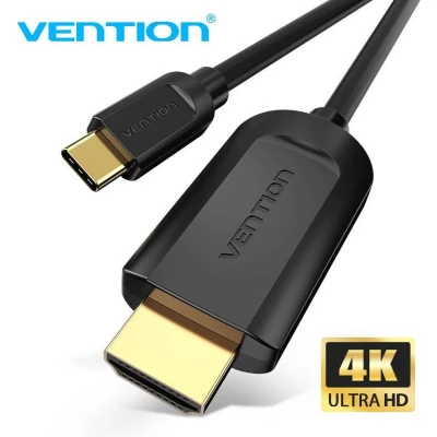 Afbeelding van Vention USB C naar HDMI kabel 4K Thunderbolt Adapter 1.5 meter