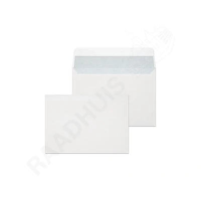 Afbeelding van Raadhuis dienstenvelop 114x162mm C6 gegomd wit 500 stuks RD 201000