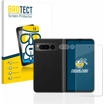 Afbeelding van BROTECT Screenprotector voor Google Pixel Fold (Voor+Camera) Folie Beschermfolie Beschermglas transparant