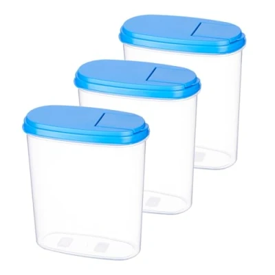 Afbeelding van MiraHome strooidozen 2l set van 3 blauw Australische kwaliteit