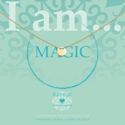 Afbeelding van Heart to get IAM432N magic G ketting verguld