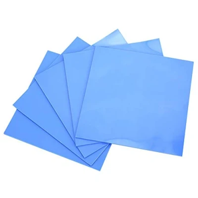 Afbeelding van Thermische pads, 5 stuks siliconen warmtegeleidingspads, 100 x 1,5 mm voor CPU GPU warmteafvoerfolie