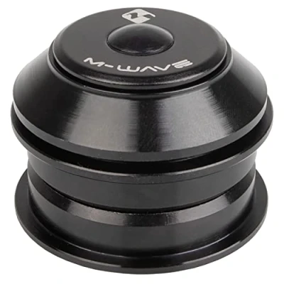 Afbeelding van M Wave balhoofdstel ZS44/44 C 8 delig zwart/zilver