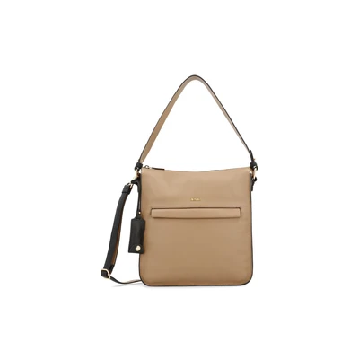 Afbeelding van PICARD Leren Handtas Schoudertas Stash Cross Bag Chai Kombi Taupe