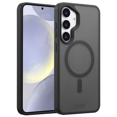 Afbeelding van Samsung Galaxy S25 Plus MagSafe Hoesje Kunststof Accezz Hardcase/Backcover Zwart Telefoonhoesje Shockproof/Valbescherming