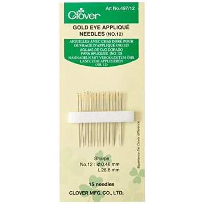 Afbeelding van Gold Eye Applique Needles No 12