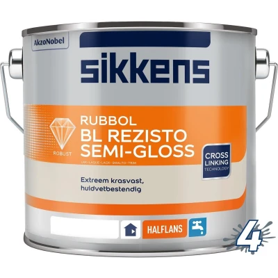 Afbeelding van Sikkens Rubbol BL Rezisto Semi Gloss 2,5 liter Houtverf