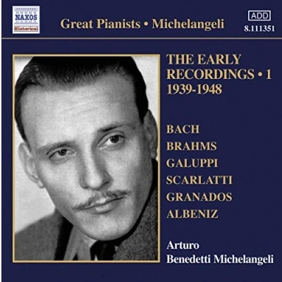 Afbeelding van Arturo Benedetto Michelangeli Early Recordings Volume 1 (CD)