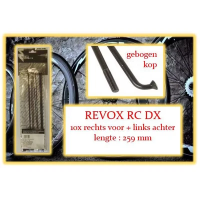 Afbeelding van Miche Spaak+nip. 10x RV+LA REVOX RC DX draadvelg