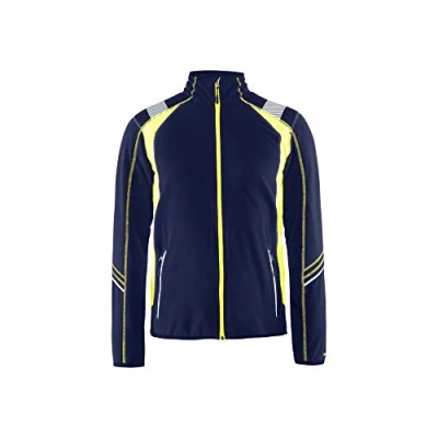 Afbeelding van Blaklader Microfleecevest Visible 4993 1010 Marine/High Vis Geel XS