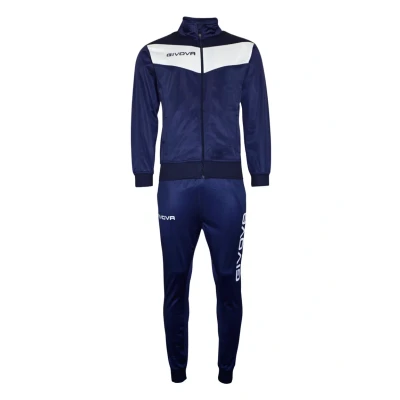 Afbeelding van Givova Visa trainingspak voor heren, meerkleurig (blauw/wit), 3XL