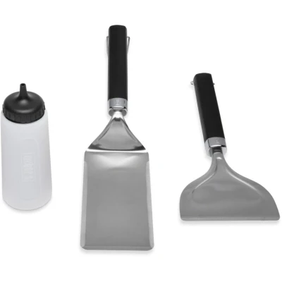 Afbeelding van Weber Griddle Gereedschapset 3 delig Zilver Hulpmiddelen