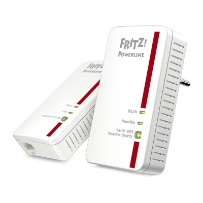Afbeelding van AVM FRITZ!Powerline 1220 Set Powerline starterkit 20002737 1200 MBit/s