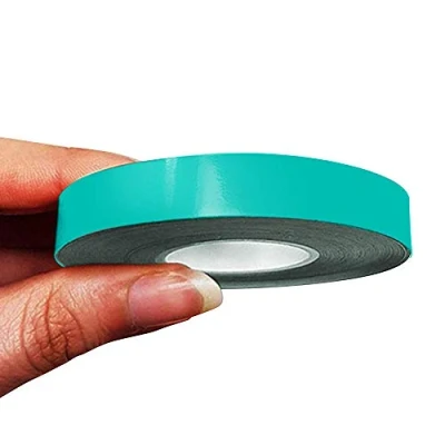 Afbeelding van 4R Quattroerre.it 10499 Trim Strepen Zelfklevende Strips voor Auto&#039;s, Petronas Groen, 10 mm x mt