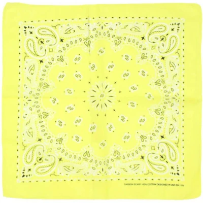 Afbeelding van Zac&#039;s Alter Ego Lemon alternative paisley Bandana Geel