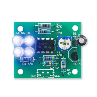 Afbeelding van EIELE Flashing LED Soldering Kit ademlicht solderen praktijkkit projecten voor elektronica hobbyisten (solderen vereist)