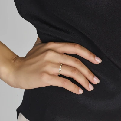 Afbeelding van Geelgouden Ring zirkonia 4023689 16.50 mm (52)