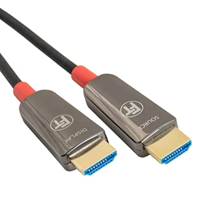 Afbeelding van FeinTech 8K HDMI glasvezelkabel 8m, 4K 120Hz, 1440p 144Hz voor 2.1 Gaming, kabel PS5 Xbox PC TV, 48Gbps, ondersteunt eARC, CEC, VRR, HDR, Dolby Atmos, 3D, VMI90080