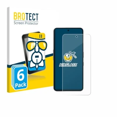 Afbeelding van BROTECT Screenprotector voor Nothing Phone (3a) Pro Folie Beschermfolie Beschermglas transparant (6 Stuks)