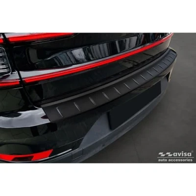 Afbeelding van Matzwart RVS Achterbumperprotector compatibel met Polestar 2 2019 2023 &amp; Facelift &#039;Ribs&#039;