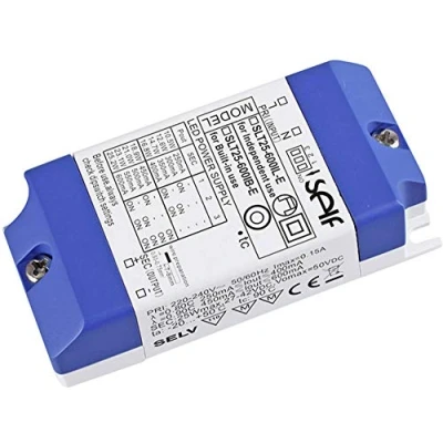 Afbeelding van Self Electronics SLT25 600IL E LED driver constante stroom 25W 250 600mA 27 42V/DC niet dimbaar,