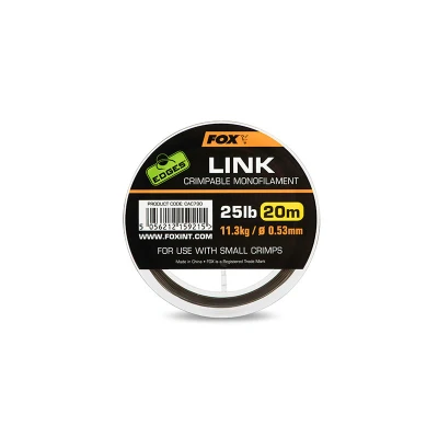 Afbeelding van Fox Edges Link Crimpable Monofilament 20m Maat : 35lb 15.9kg