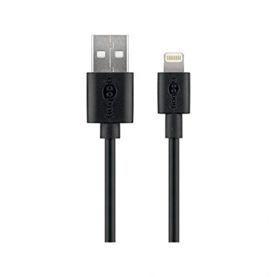 Afbeelding van Apple 8 pins USB A Kabel 2 meter USB2.0 High Speed Goobay
