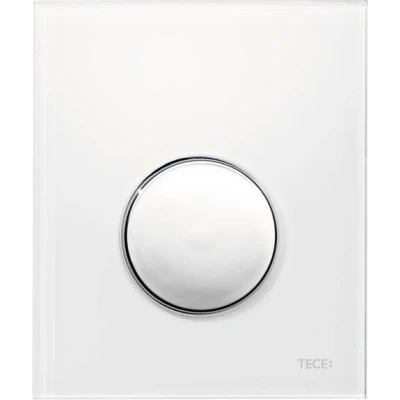 Afbeelding van TECE Loop urinoir drukplaat wit toets glans chroom