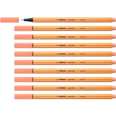 Afbeelding van STABILO point 88 fineliner, abrikoos