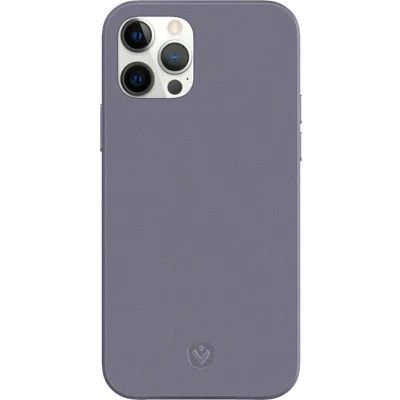 Afbeelding van Apple iPhone 12 Hoesje Echt leder Valenta Hardcase/Backcover Paars Telefoonhoesje