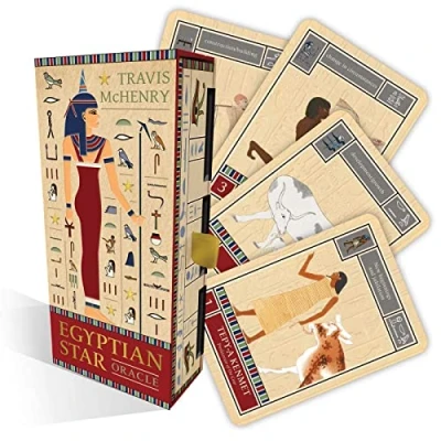 Afbeelding van Egyptian Star Oracle: (42 Gilded Cards, 144 Page Full Color Guidebook and Eye of Horus Charm )