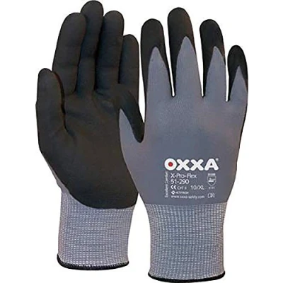 Afbeelding van Werkhandschoen OXXA X Pro Flex 51 290 Maat 11 XXL Zwart/Grijs