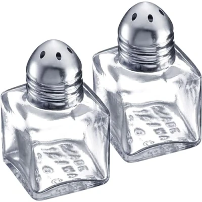 Afbeelding van Westmark Mini universele strooier set, 2 delig, inhoud: 15 ml per stuk, glas/roestvrij staal, transparant/zilver, 63072270